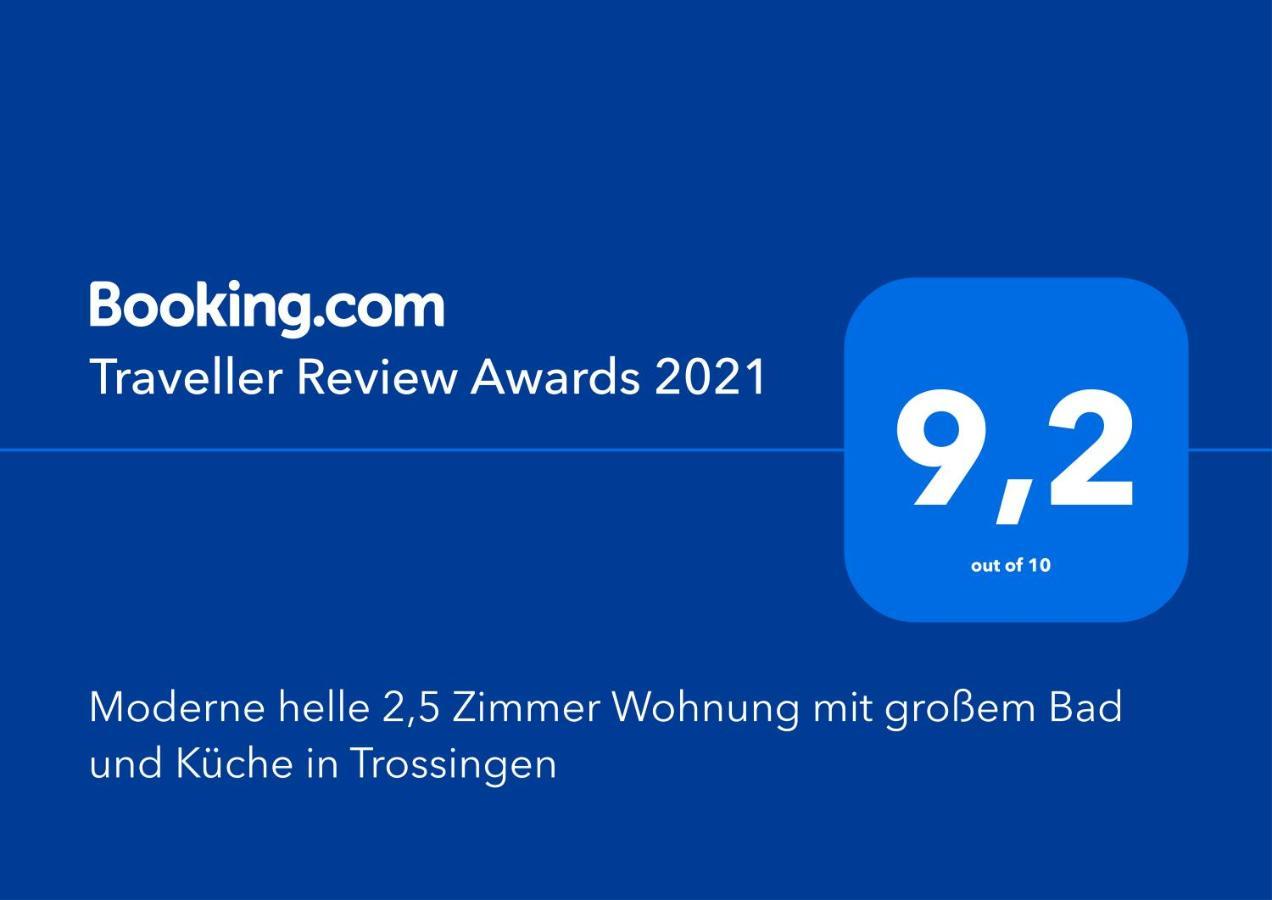 Moderne Helle 2,5 Zimmer Wohnung Mit Grossem Bad Und Kueche In Trossingen Kültér fotó